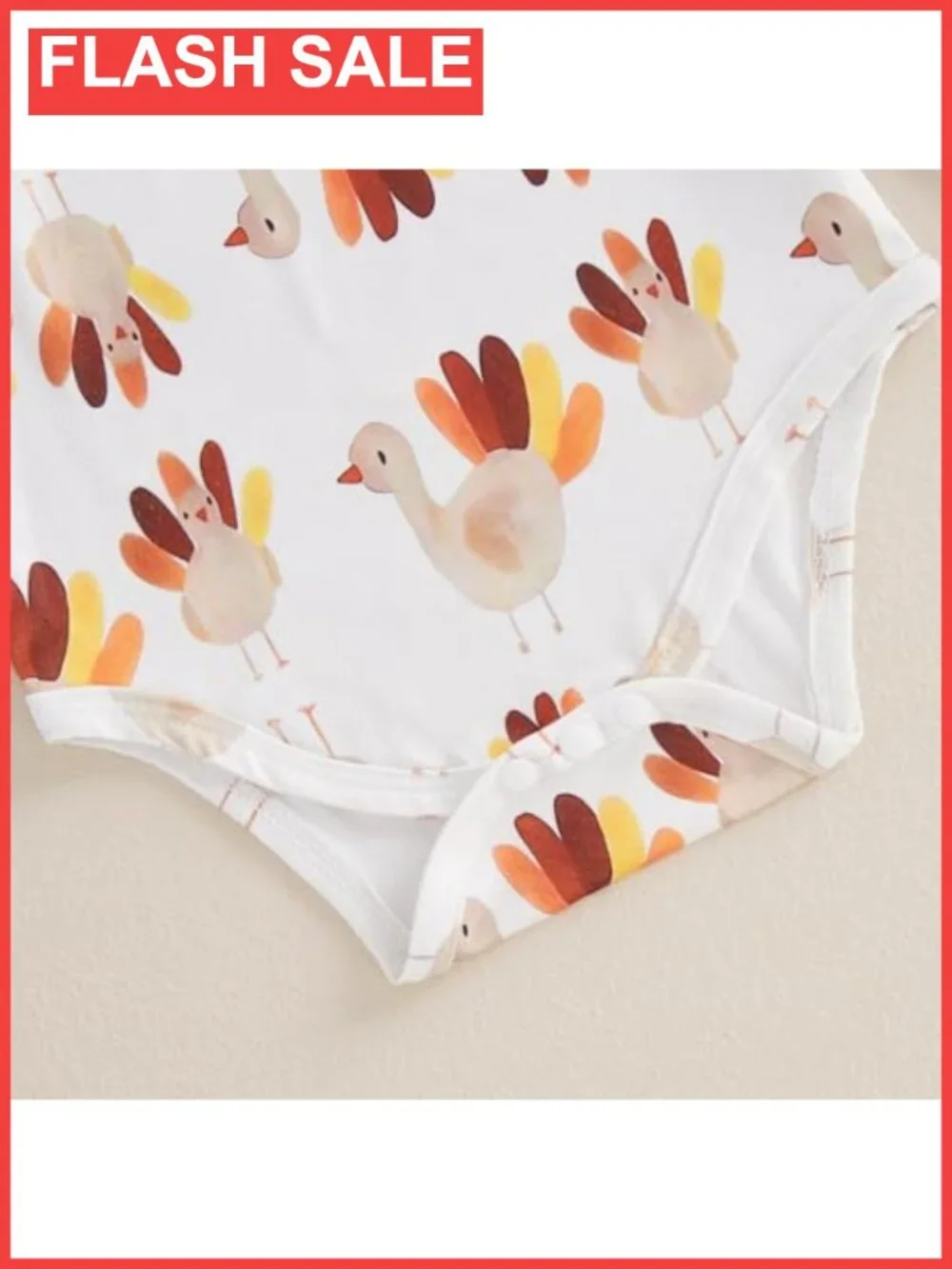 Toddler Baby Girl Thanksgiving Outfit Romper & Corduroy Skirt Set